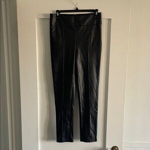 BCBGMaxAzria Black Faux Leather Pants